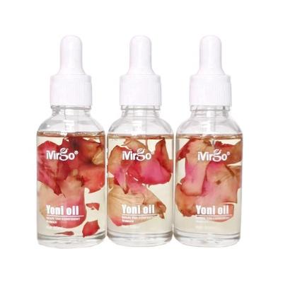 China Aids with Dryness OEM Private Label Yoni Oil Feminine Vagina Detox Tightening Intimate Massage Detox Rose Essential Oil for sale