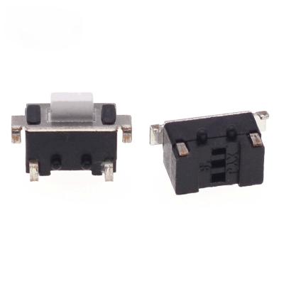 China Black White Tactile Tact Switch 2pins 3*6*5mm Side Switch Micro Tact Switch 3*6*5 for sale