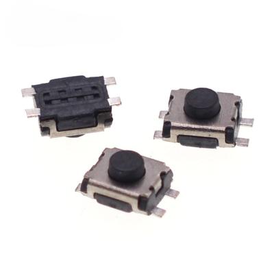 China SMD 2.0 or 2.5MM size 2.0 or 2.5MM touch switch button switch tact switch copper 4pins 3*4 legs TS-015A for sale