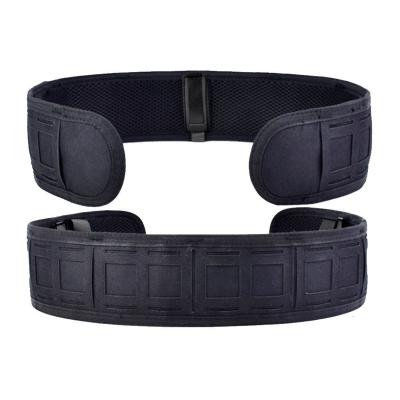 China Universal Tactical Molle Belt PALS Waist Support Quick Release Modular Padded Adult Combat Padded Loading Laser Cut Nylon Hunting Accessories for sale