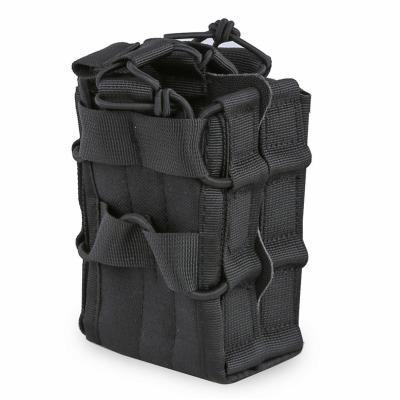 China Military Tactical Military/Airsoft/CS/War Game Nylon Molle Layer System 1000D Storage Bags Double Layer Mag Pouch for sale