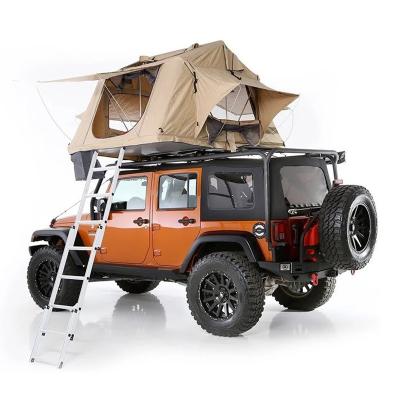 China Diagonal tying type factory straight up car tents self-propelled tour camping roof mount car tent quick opening tent for sale