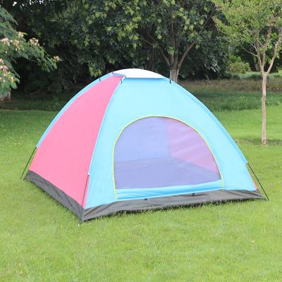 China Wholesale 3-4 Person Family Travel Tent Outdoor Instant Straight Bracing Type Set Up Portable Backpacking Tent for sale