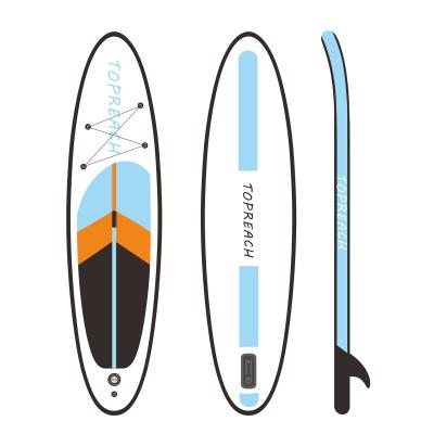 China Unisex drop shipping 1pcs custom logo LOOP outdoor inflatable water slate ydrofoil stand up paddle board for sale