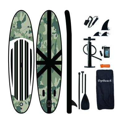 China Factory Unisex SIP Board Water Yoga Mat Beginner Skateboard Sports Inflatable Standing Top Surfboards for sale