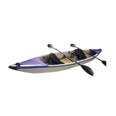 China Beach Quality Assurance New Design Drop Stitch Kayak 2 Person Sit On Fishing Kayak for sale