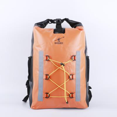 China 30L Reflective Durable Thickened Waterproof Drift Dry Wet Bag Separation Weekend Shoulder Bag for sale