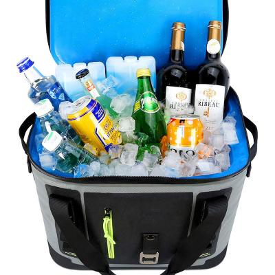 China Custom Wholesale Soft Refrigerated Bag Bottle Beer Cooler Bag Large Size Waterproof Insulated For Lunch for sale