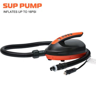 China Wholesale unisex inflatable electric surfboard pump 12v 16psi fast inflate electric SUP pump for sale