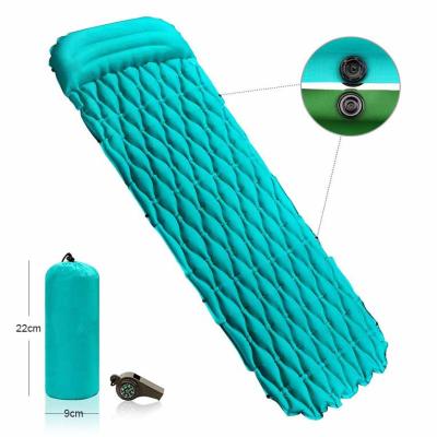 China Pillow Mattress Air Mat Moisture Proof Puzzle Built-in Self-inflating Outdoor Camping Inflatable Airtight Mat for sale