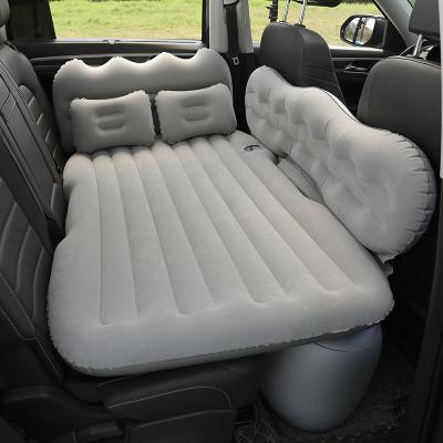 China New Sale Hot Foldable Portable PVC Bed Back Seat Mat Inflatable Mattress Car Resting Quick Inflate Air Bed For Travel for sale