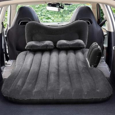 China Portable Foldable Thickened Air Mattress Folding Bed SUV Backseat Fit Inflatable Car Sofa Bed For Traveling And Camping for sale