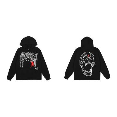 China High street fashion trend Revenges3D anti-shrink three-dimensional personality printing men's large size cotton sweater hooded spot wholesal for sale