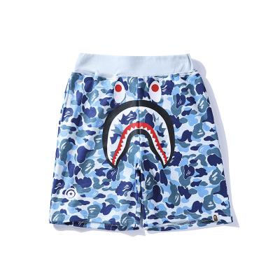 China Wholesale High Quality Hip Hop Mens Camouflage Shorts Shark Camouflage Mens Casual Sports Shorts Fashion Pure Cotton Shorts for sale