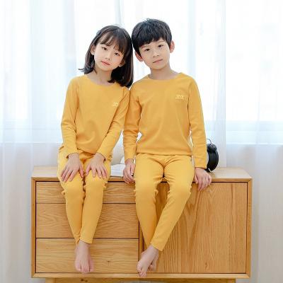 China Breathable New Non-Trace Kids Underwear Suits Kids Long Johns Make Thermal Underwear Kid Pajamas for sale