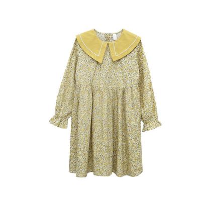 China Anti-wrinkle high quality party skirt autumn temperament floral children dress casual dress girls dress for sale