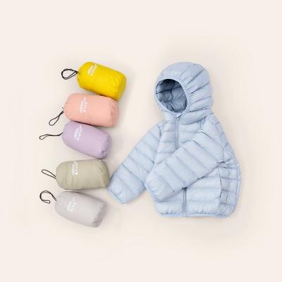 China Winter breathable boys and girls kids clothes kids wear down jacket cuhk kids hooded jacket for sale