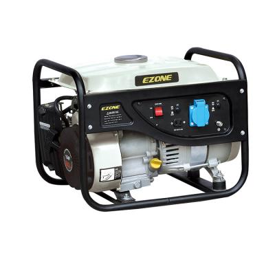 China Hot Sale EZ-1800 Super Efficient 1100 Watt Gasoline Electric Generator Air Cooled for sale