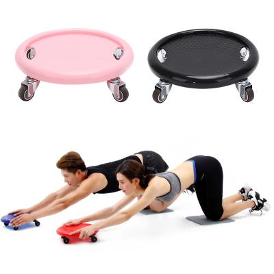 China Portable Sliding Dish Fitness Mute Wheel Abdominal Abdominal Muscle Sliding Dish Belt Wheel For Men And Women Abdominal Retraction Padd for sale