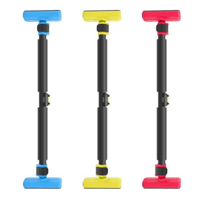 China Durable No Screws Installation Fitness Equipment Portable Adjustable Metal Pull Up Bar Spirit Level Home Gym Door Horizontal Bar for sale