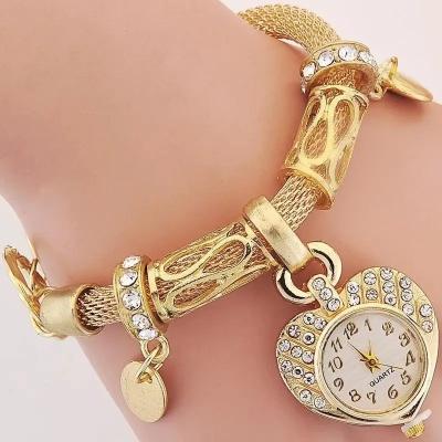 China Hot Sale Fashion DIVER Heart Shaped Watch for Ladies Ladies Quartz Wrist Watch Women for sale