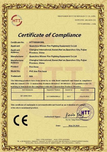 CE - Quanzhou Winner Fire Fighting Equipment Co., Ltd.