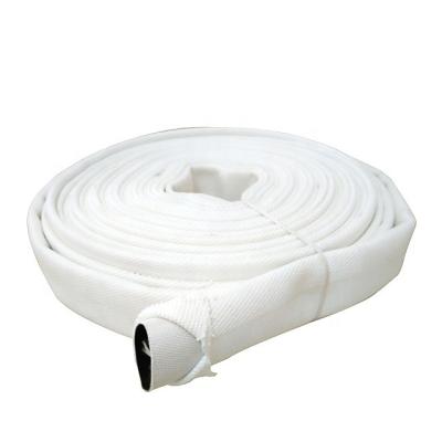 China Fire Fighting Emergency Rescue White 1.5 Inches 15 Meters Double Jacket Fire Hose for sale