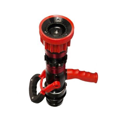 China Lightweight Aluminum 360 - 950LPM Gallonage Adjustable Hand Line Gun Grip Fire Nozzle for sale