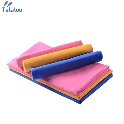 China Wholesale Custom Digital Printed QUICK DRY Travel Fitness Sweat Gym Sports Microfiber Towel With Mesh Bag for sale