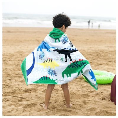 China Wholesale 100%Cotton Poncho Bath /Beach Disposable Hooded Towel for sale