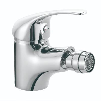 China Brass Single Lever Basin Faucets Single Lever Mixer Taps Single Handle Bidet Metered Taps Single Hole Deck Mounted Polished Ceramic for sale