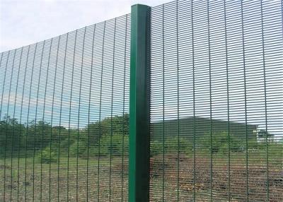 China Galvanised Panels Wire 358 Security Fence Prison Mesh 2.43m High for sale