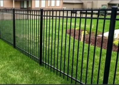 China Commercial Buildings Perimeter Security Fence 6ft Galvanized Steel for sale