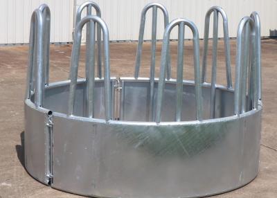 China 550mm High Livestock Handling Equipment , Diameter 1.8m Round Bale Hay Feeder for sale