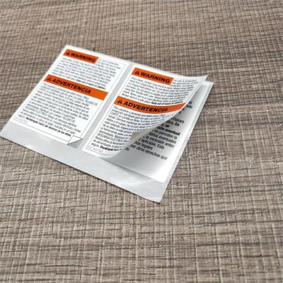 China Manufacturer wholesale waterproof matte label printed double-layer self-adhesive brochure label sticker for sale