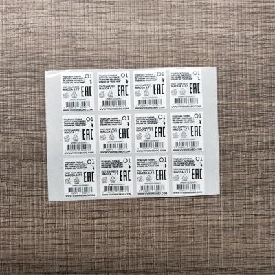 China Waterproof wholesale custom multi-layer self-adhesive booklet label printing daily chemical double-layer brand sticker label for sale