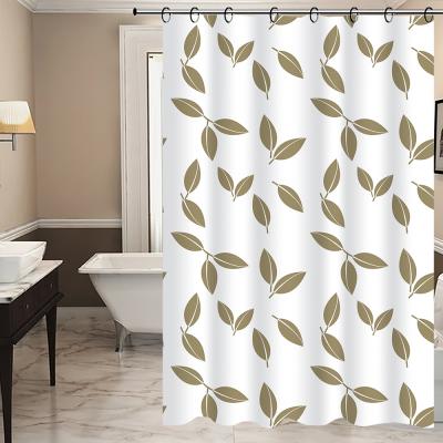 China Sustainable Sheets Printed Waterproof PEVA Shower Curtain Bathroom Curtain Bathroom Products for sale