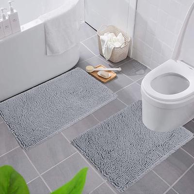 China Good Quality Cheap Viable Hot Sale Bathroom Shag Shower Mat Non-Slip Bath Mat Machine Washable Cover for sale