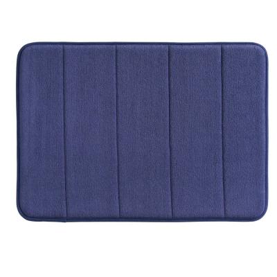 China High Quality Sustainable Soft Bathroom Mat Non-Slip Backing Memory Foam Bath Mat Door Mat Single Piece for sale