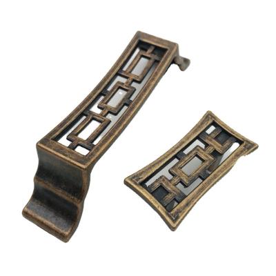 China Chinese zinc alloy high popularity This is a new Chinese zinc alloy hollow cabinet handels drawer pull handle furniture for sale