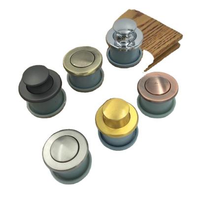 China Chinese Hot Single Press Jump Sute Zinc Alloy ABS Tatami Hidden Knob Nickel Chrome Drawer Knobs Cabinet Knobs Door Handle for sale