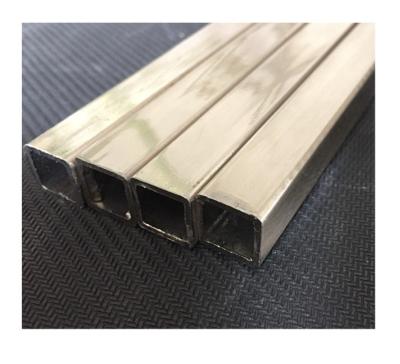 China Structure Pipe 12X12mm 20X20mm Square Plating Iron Furniture Accessories 24X24mm Pipe For Cabinet Tube for sale