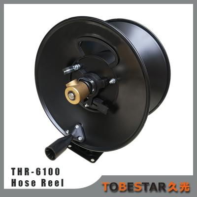 China THR-6100 5000PSI 100FT Heavy Duty Carbon Steel Hose Reel Carbon Steel Hose Reel for sale