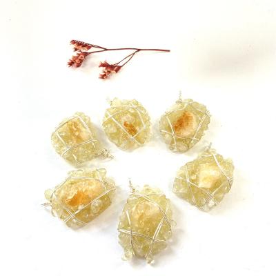 China High Quality Natural Crystal Cluster Pendants Ornaments As China Wholesale Price Beauty Crystals Healing Stones Gifts For Women LSY for sale