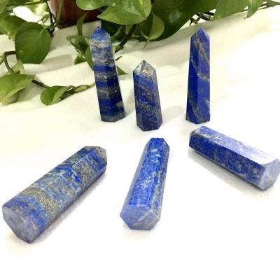 China Wholesale High Quality China Crystal Gemstone Lapis Lazuli Point Rounds for Gift and Decoration YHM for sale