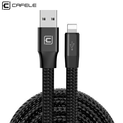 China Cafele 2017 Newest Drable Lightn Flexible Metal Mobile Phone Usb Charging Cable Usb Data Cable Stretchy For Apple iphone 7/8/x xs xr max for sale