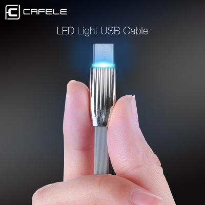 China CAFELE Flat Simple Style USB Data Cable Strip 120cm Durable USB Charging Cable For Mobile Phone for sale