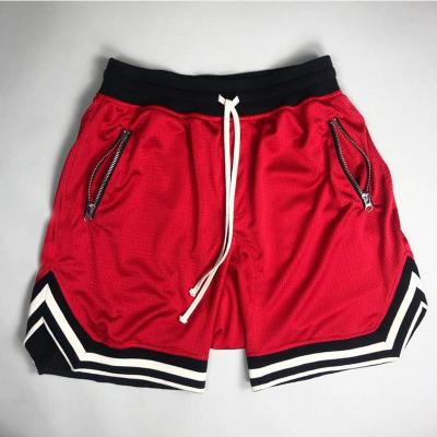 China Plus Size 2021 Summer New Gym Sports Shorts Men's Jogging Sports Pants Bodybuilding Sports Pants Zipper Pocket Shorts Beach for sale