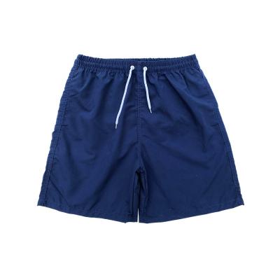 China Wholesale QUICK DRY Simple Dyed Men Beach Shorts Over The Knee Swim Surf Short Pants Quick Dry Sportswear for sale