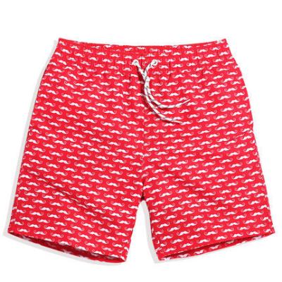 China QUICK DRY OEM Printed 7 Inch Swim Trunks Beach Fabric Shorts Male Quick Dry Reuse Mens Swimwear for sale